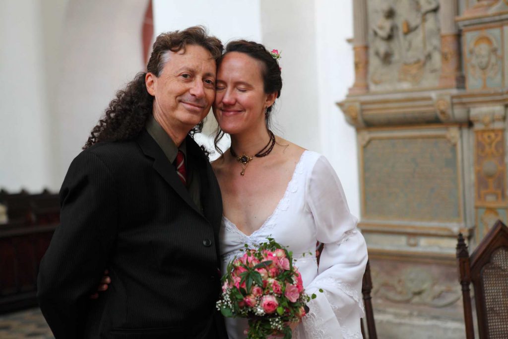 Hochzeit in der Delitzscher Stadtkirche - Brautpaar